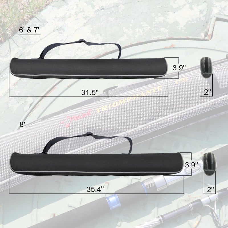 Fiblink 3-Piece Spinning Rod Heavy Spinning Fishing Rod Portable Fishing Rod Carbon Spin Rod (30-50-Pound Test) - Image 5